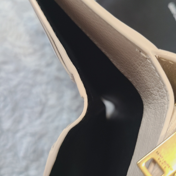 YSL Saint Laurent Beige Tiny Monogram Bi-Fold Wallet - Picture 10 of 12